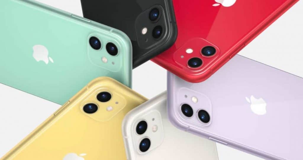 Picture showing cameras of iphone 11