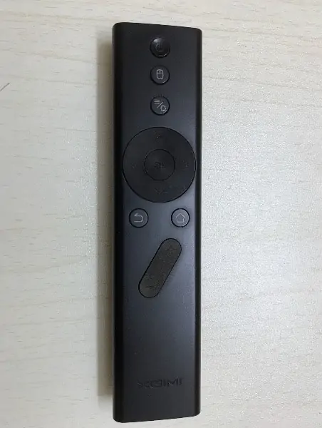 The remote controller has all buttons nicely placed