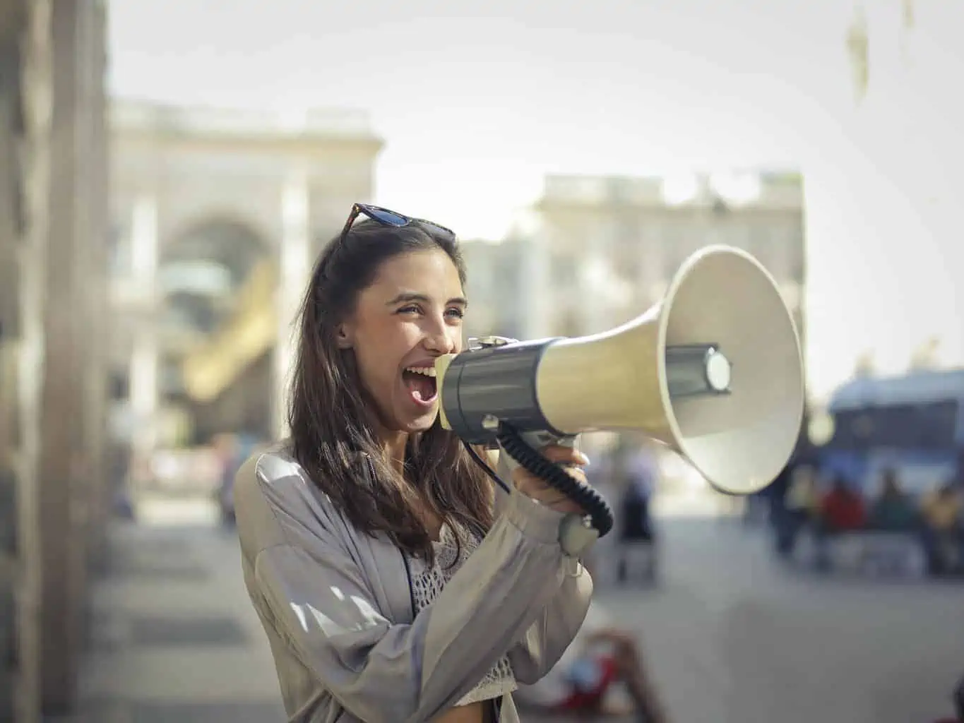 cheerful young woman screaming into megaphone
why is acoustics important?